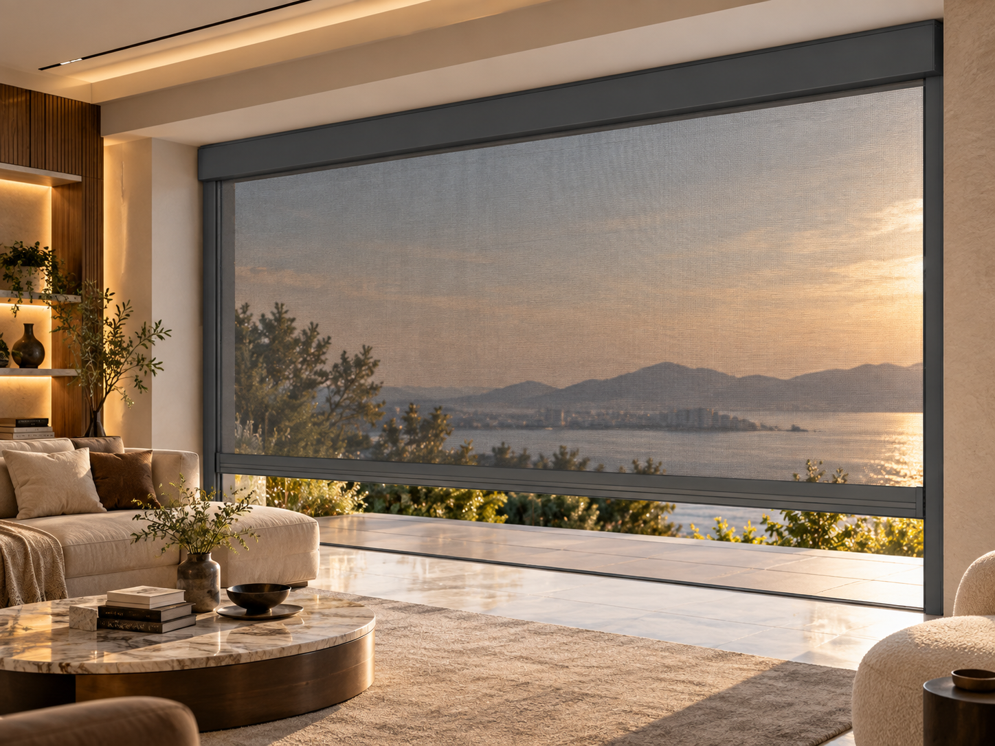 WR85 Indoor Zip Screen