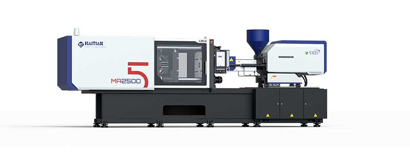 High-performance servo-hydraulic injection molding machine