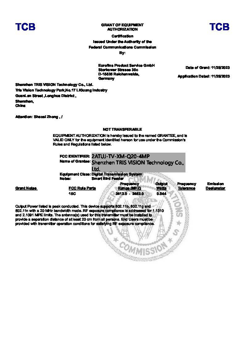 FCC Certification