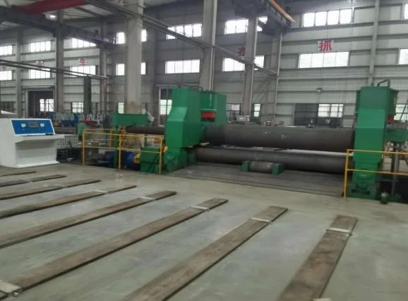 Three-roll plate bending machine