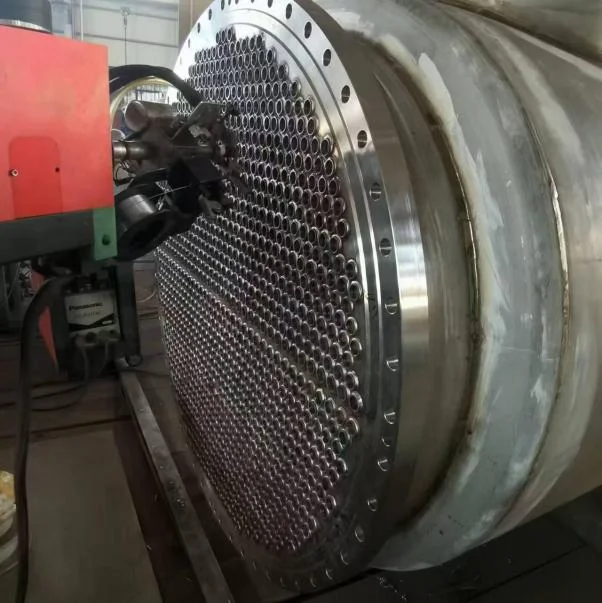 Automatic tube sheet welding machine