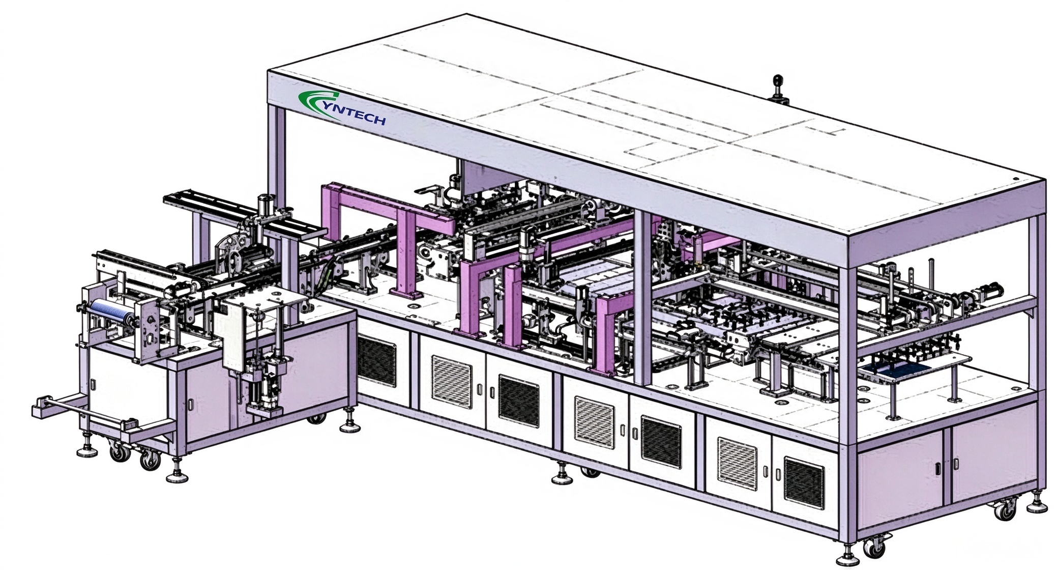 Layup and Busbar Integrated Machine