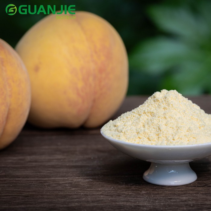 yellow peach powder