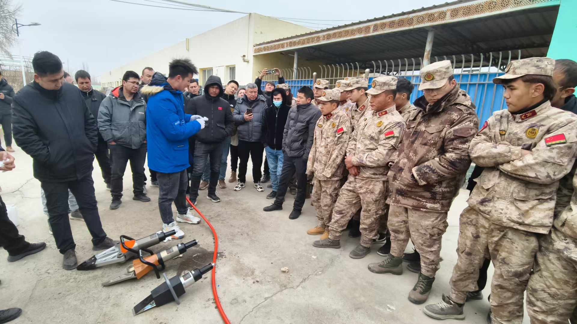 Aksu Fire and Rescue Service in Xinjiang adopting ODE hydraulic extrication tools