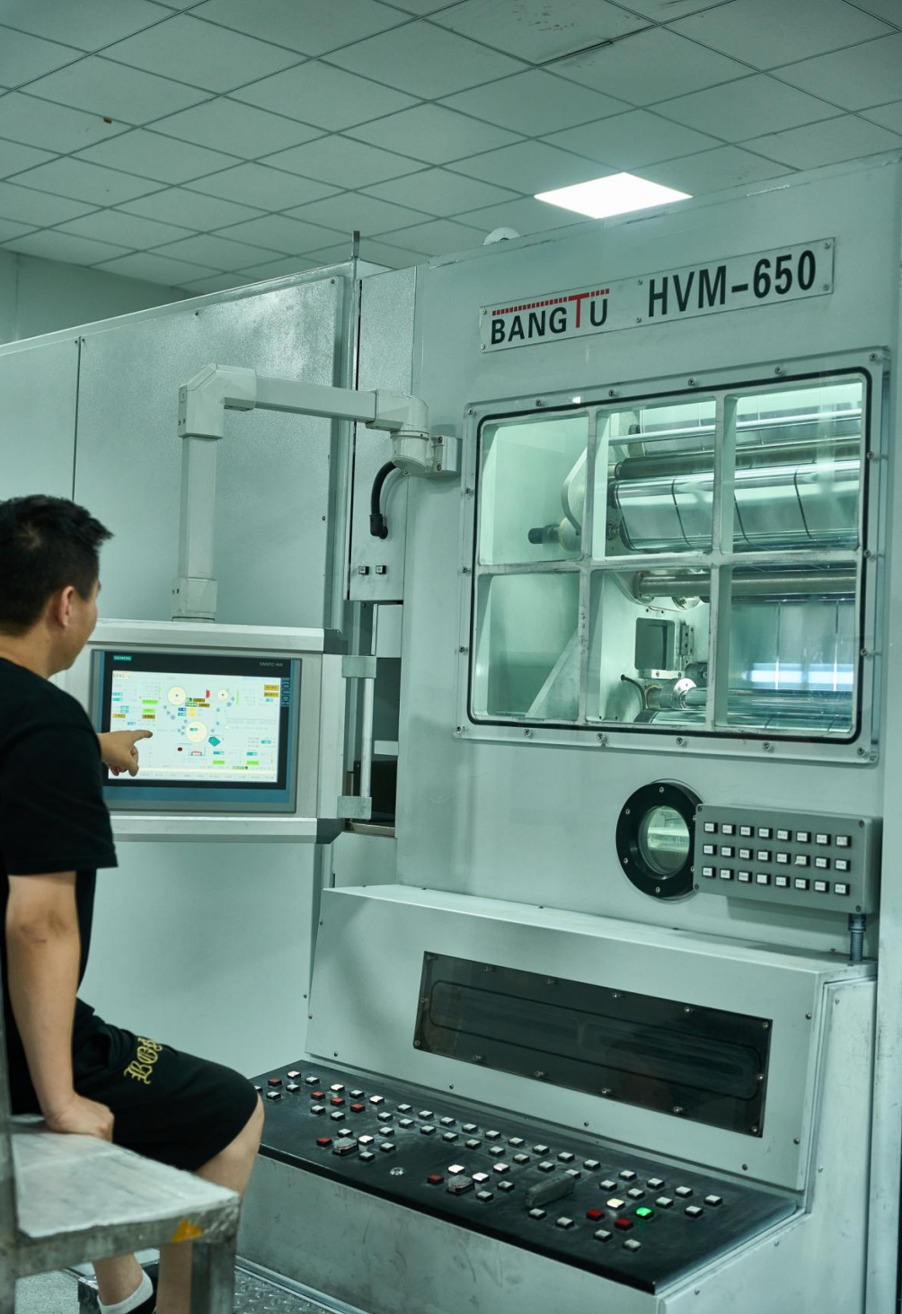 Vacuum electroplating metallized film