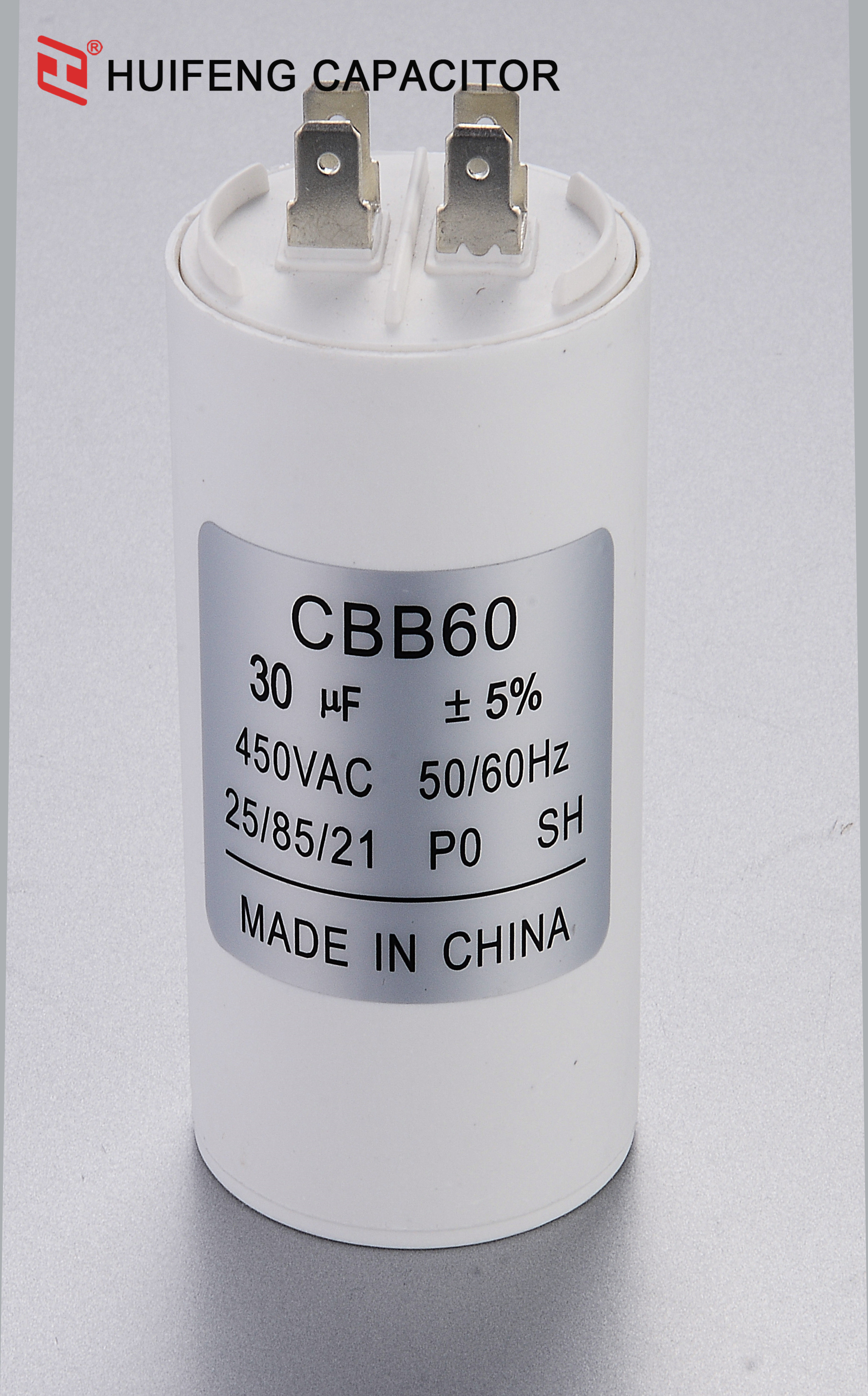 CBB60 Motor run capacitor with PINS