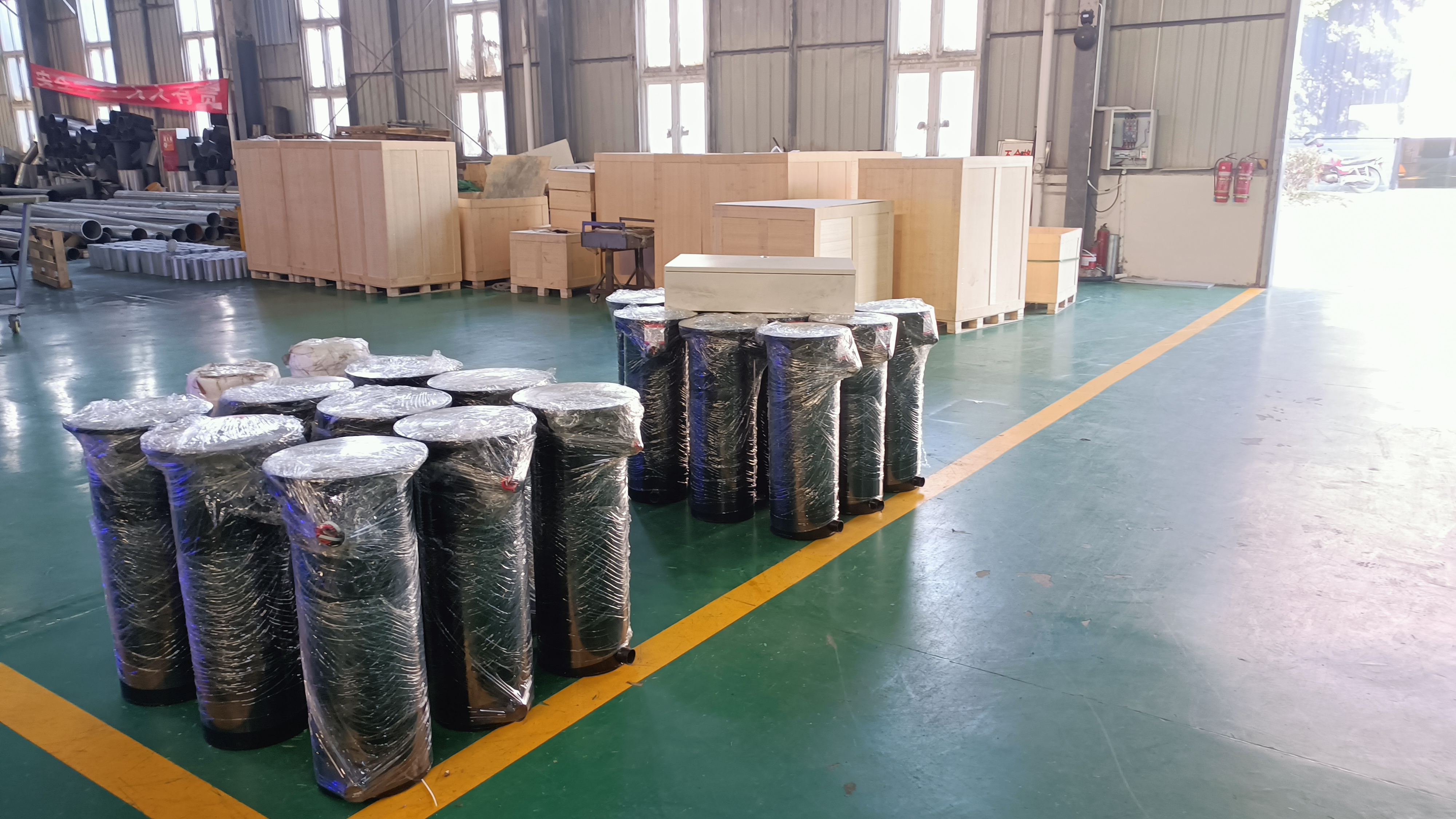Product packaging and shipping in progress