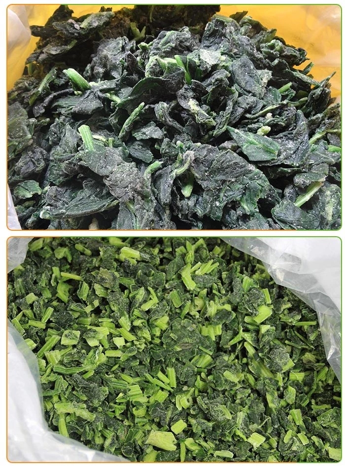 Frozen Whole Leaf Spinach, Frozen Cut Spinach