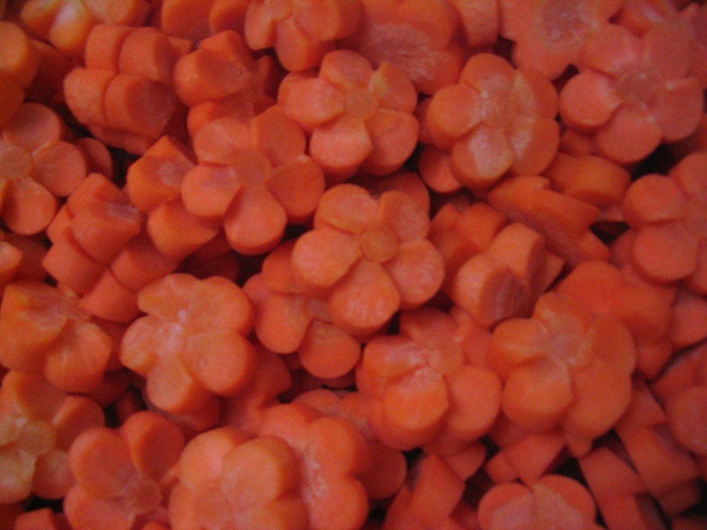 Frozen Flower Cut Carrots