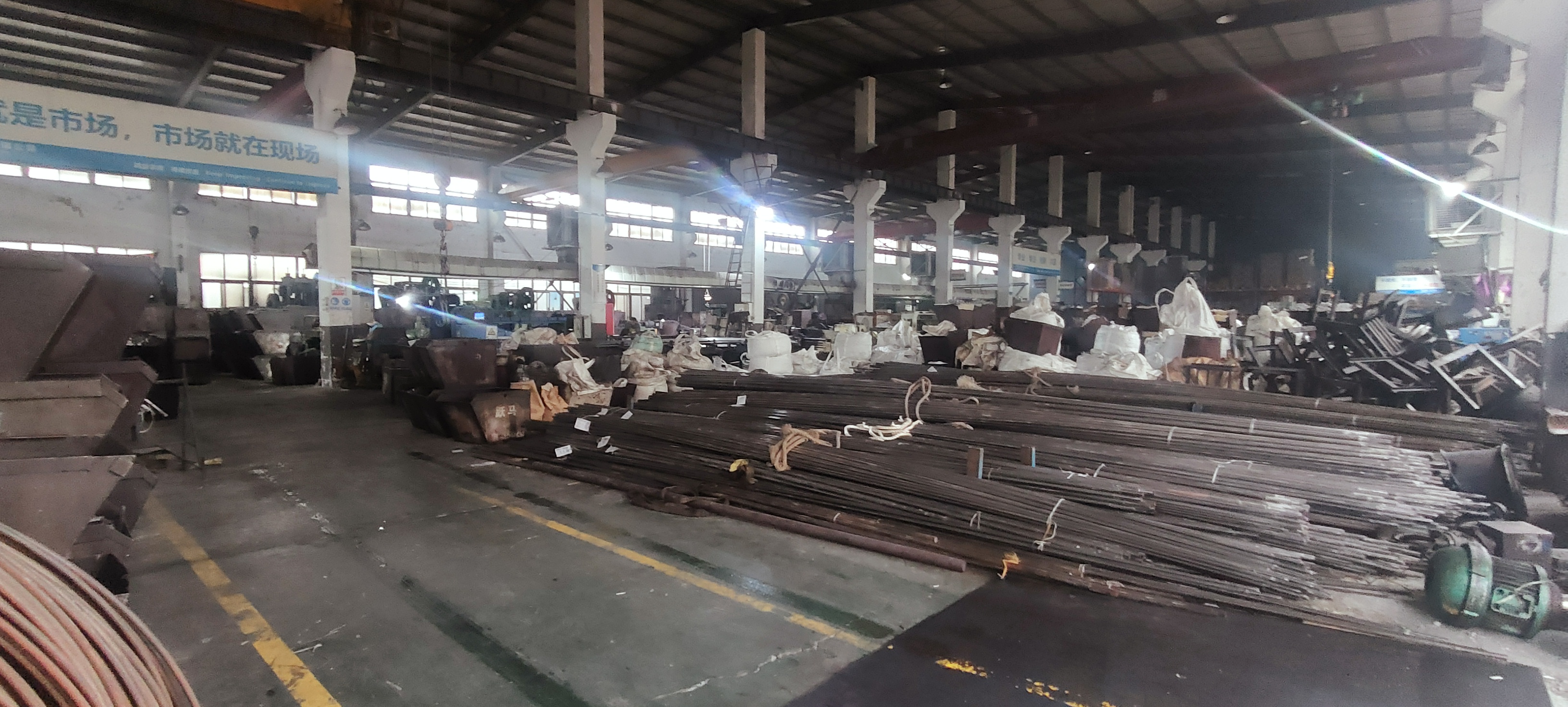 Yuema-Fastener-Raw-Material-Steel-Bar-Storage