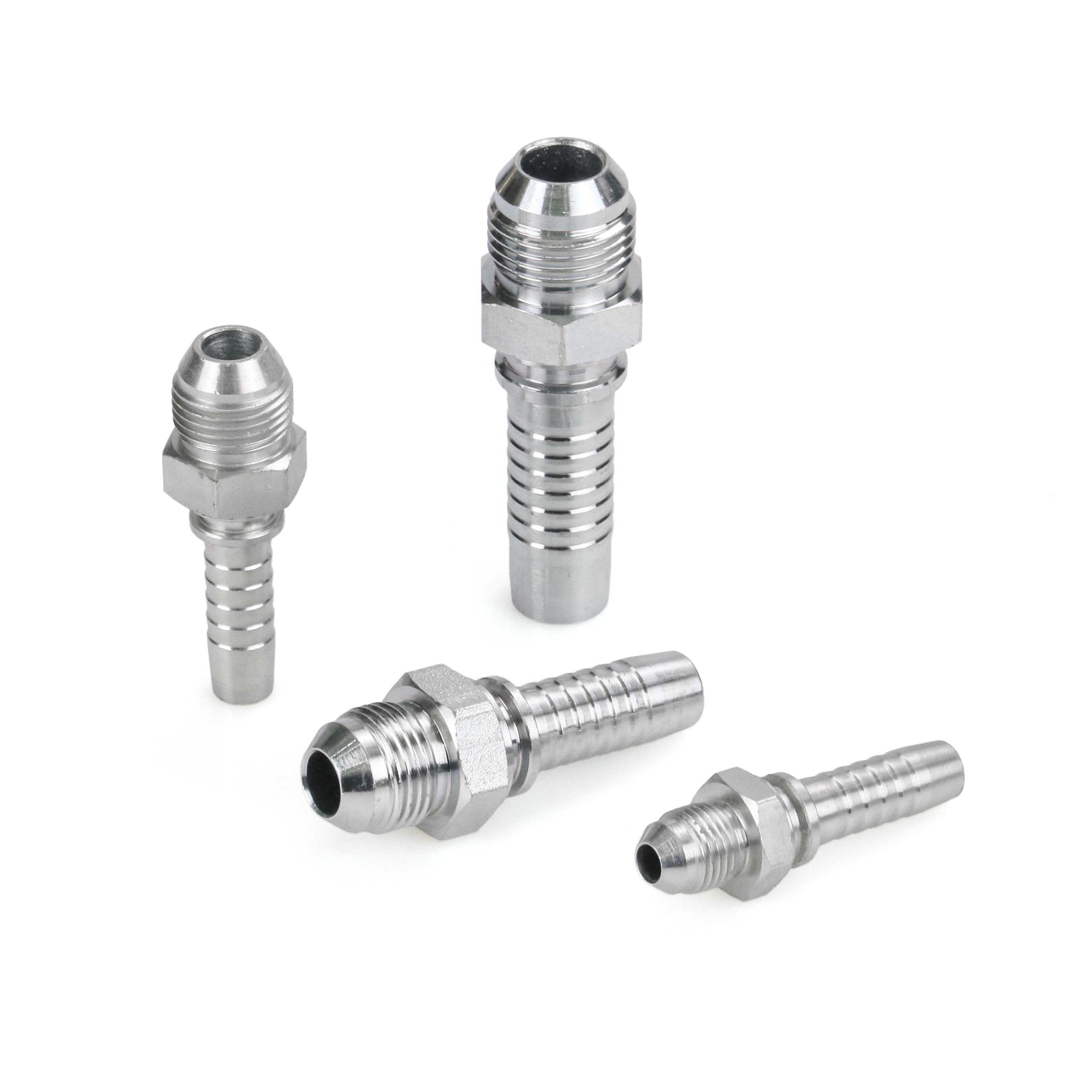 JIC Hydraulic Hose Fittings as part of an industrial hose fitting range