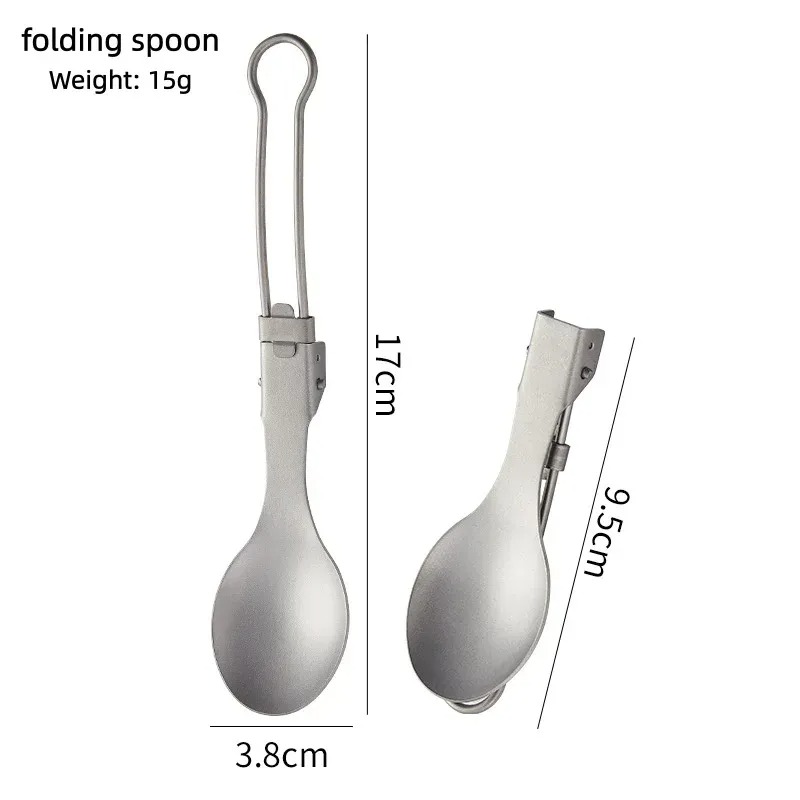 Folding Titanium Chopsticks and Cutlery Set