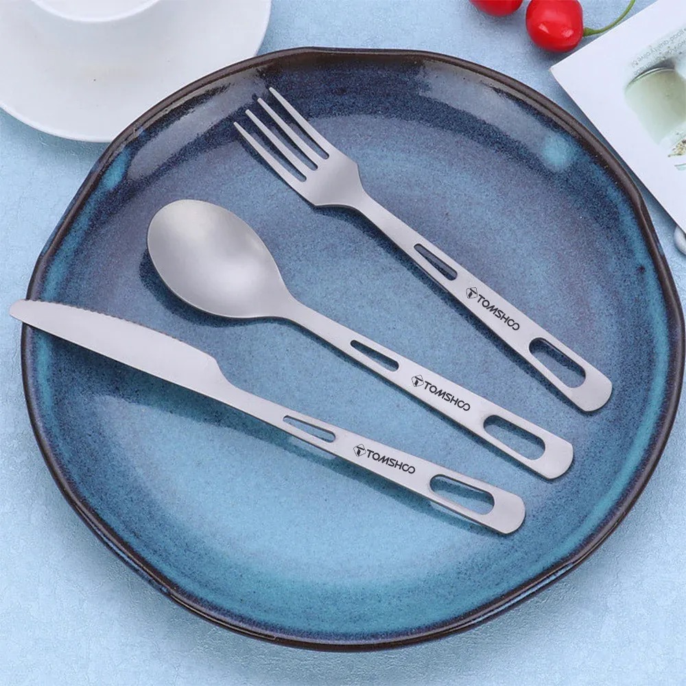 Titanium Chopsticks and Cutlery Set