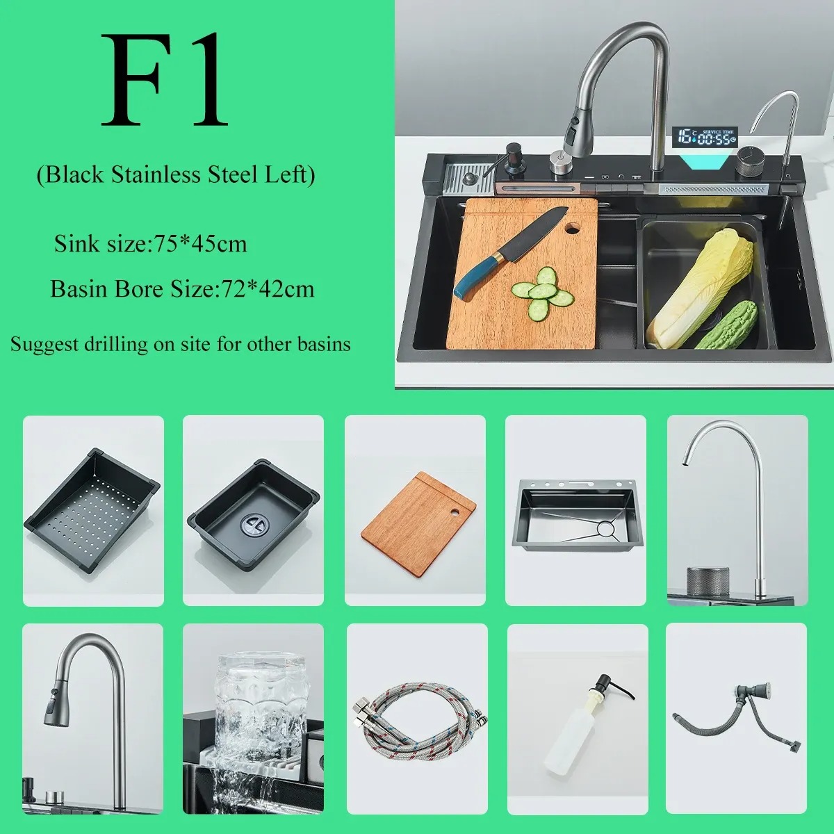 Workstation Kitchen Sink