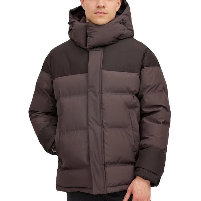 Custom Padded Puffer Jacket High Quality Men's Down Coat Men Light Weight Warm Oversize Hooded Windproof Jacket