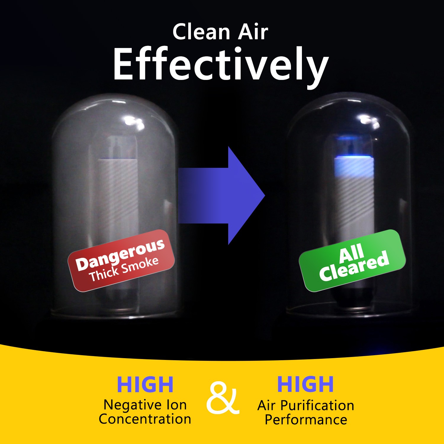 secondhand smoke removal air purifier test