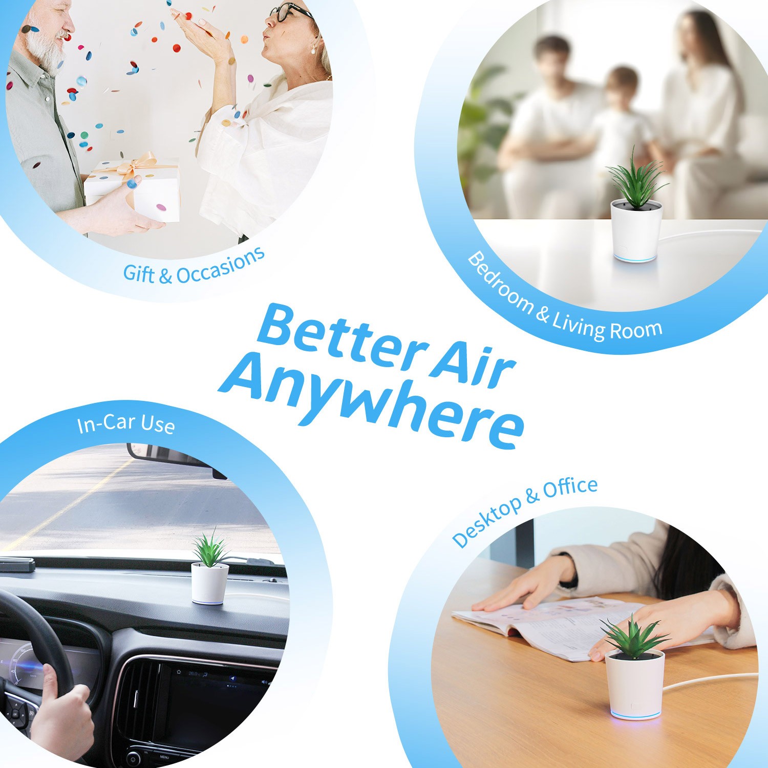 Plant Air Purifier ionizer
