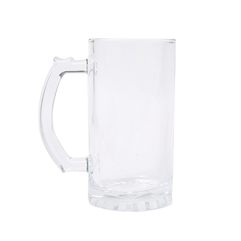 16oz custom coated glass mug