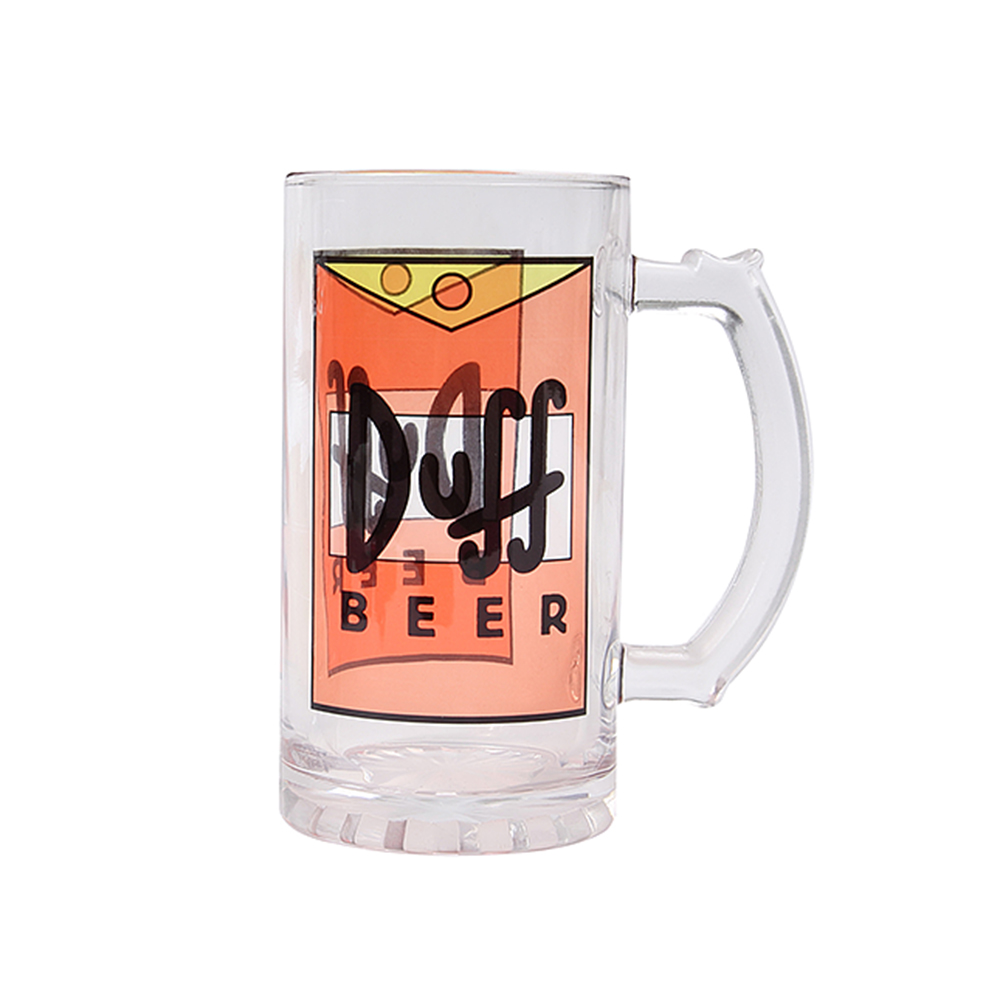 printed 16oz beer glass mug