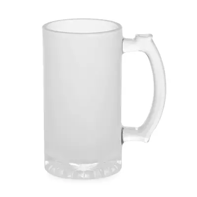 16oz Sublimation Blank Frosted Glass Beer Mug