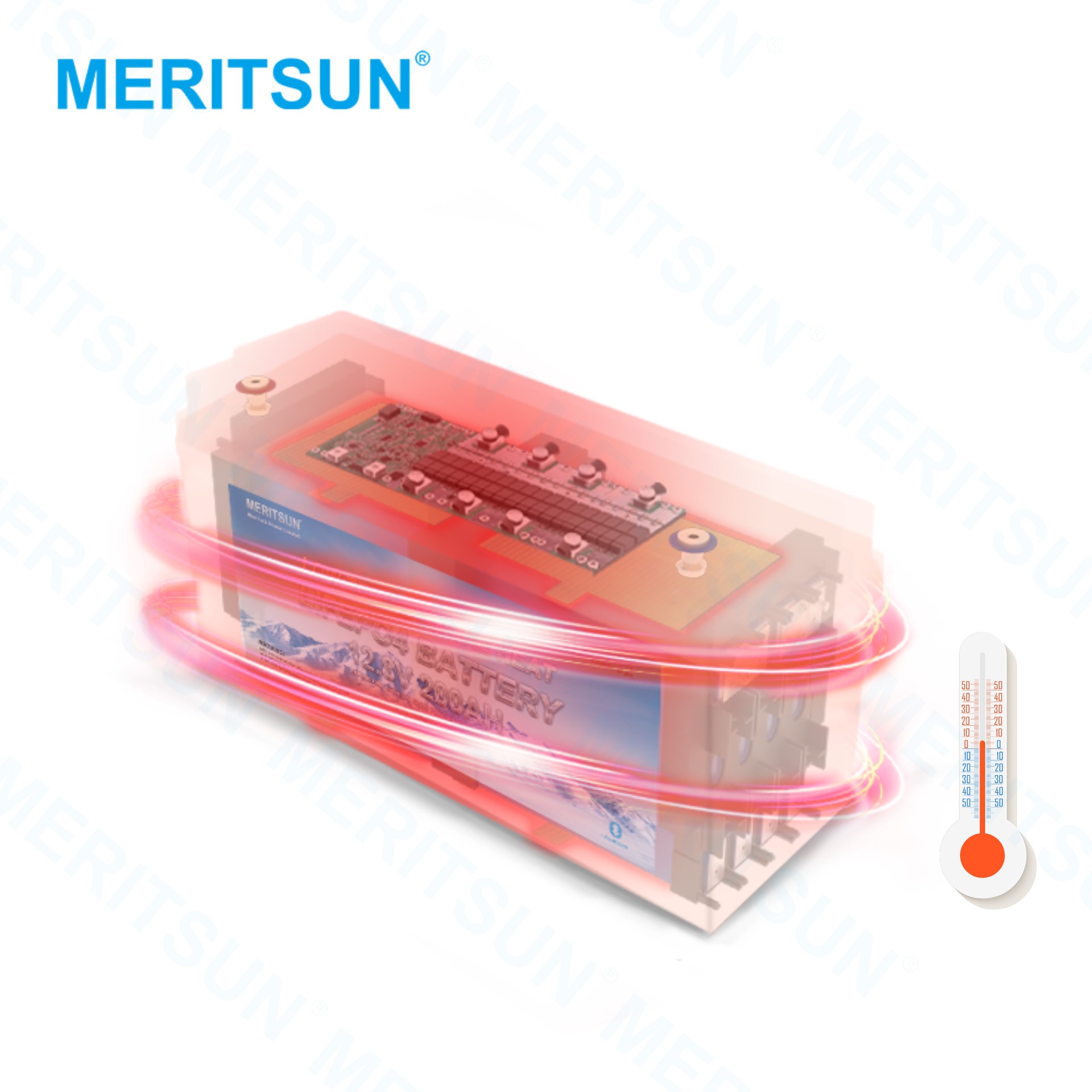 12v / 24v Low Temperature Heat LiFePO4 Battery